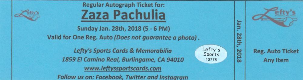 
                
                    Load image into Gallery viewer, Zaza Pachulia Golden State Warriors Auto 8x10 (Dunk)  Image 2
                
            