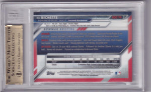 2016 Bowman Draft Chrome #BDC-74 Bo Bichette BGS 9.5 Gem Mint Toronto Blue Jays Image 2