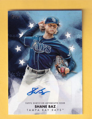 2024 Topps Baseball Stars Autographs #BSA-SB Shane Baz NM-MT+ Auto Tampa Bay Rays Image 1