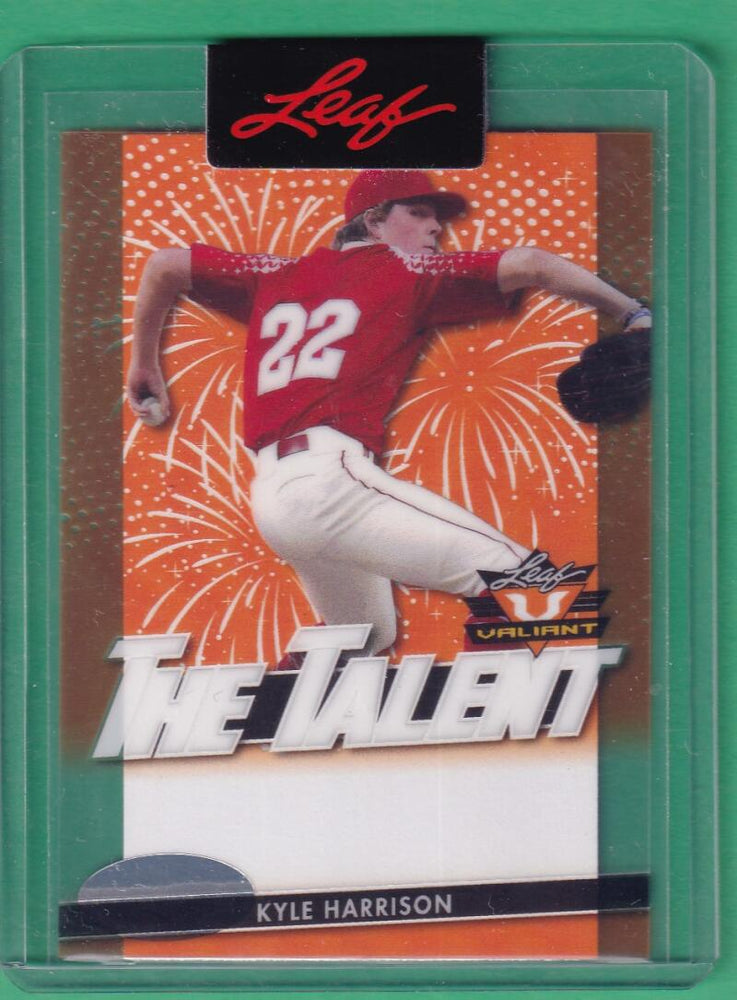 2020 Leaf Valiant The Talent Pre-Production Proof #NNO Kyle Harrison NM-MT+ 1/1  Image 1