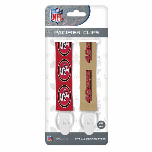 San Francisco 49ers Pacifier Clips