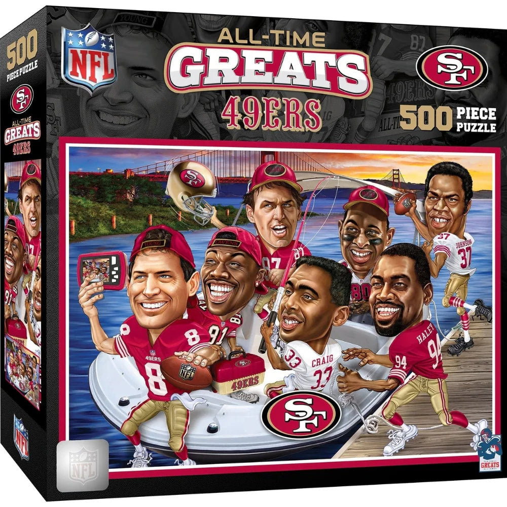 San Francisco 49ers All-Time Greats 500 Piece Puzzle