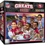 San Francisco 49ers All-Time Greats 500 Piece Puzzle