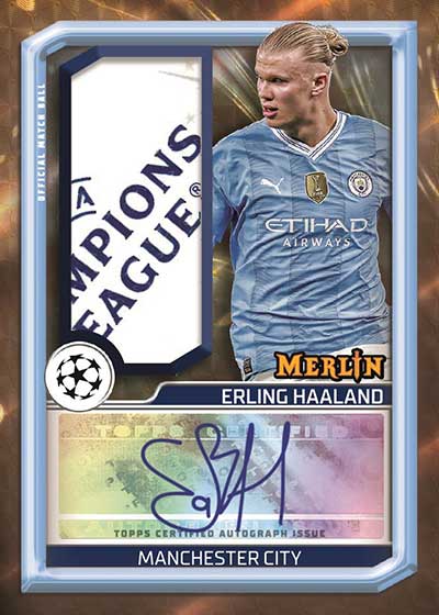 2023-24 Topps Merlin UEFA Club Competitions Soccer Hobby Box