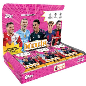 2023-24 Topps Merlin UEFA Club Competitions Soccer Hobby Box