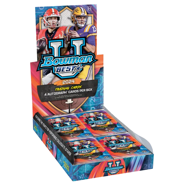 2024 Bowman U Best Football Hobby Box (12 Packs)