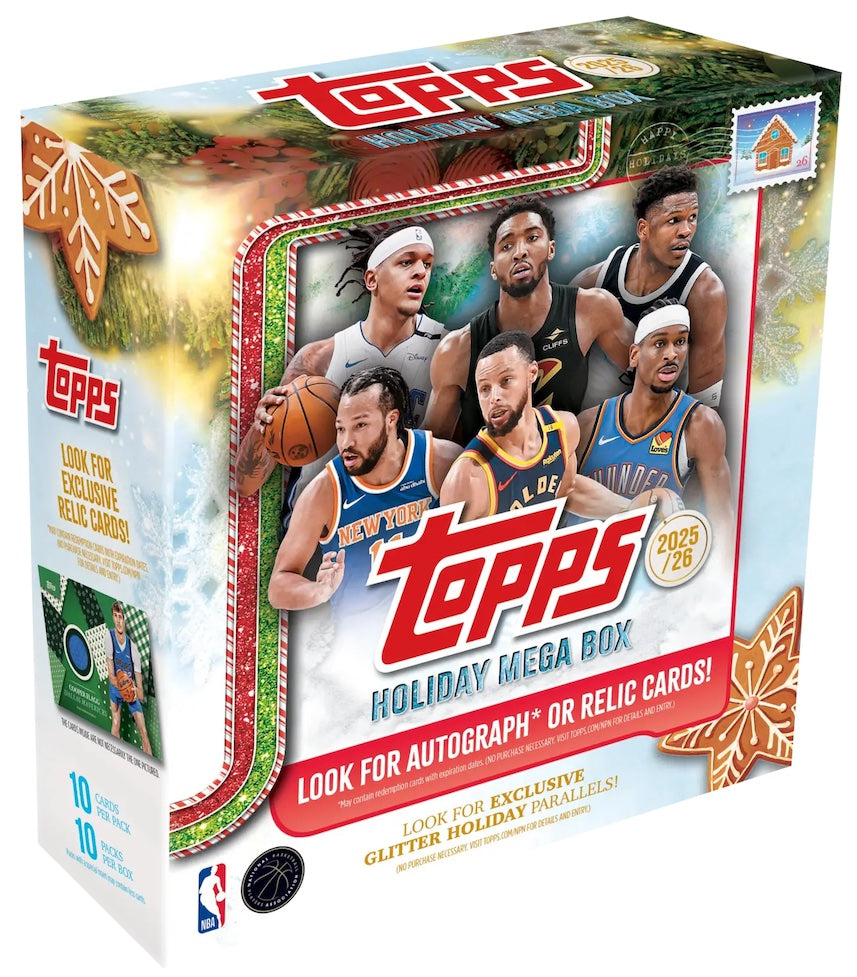 2025-26 Topps Holiday Basketball Mega Box