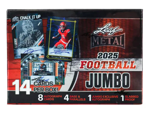 Leaf 2025 Metal Football Jumbo Box