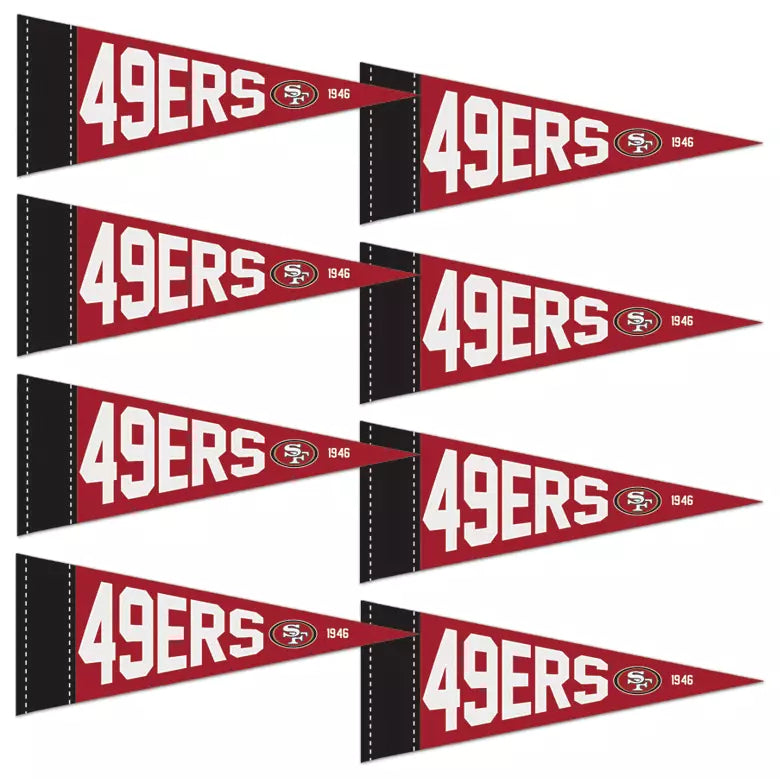 San Francisco 49ers Mini Pennant Party Pack