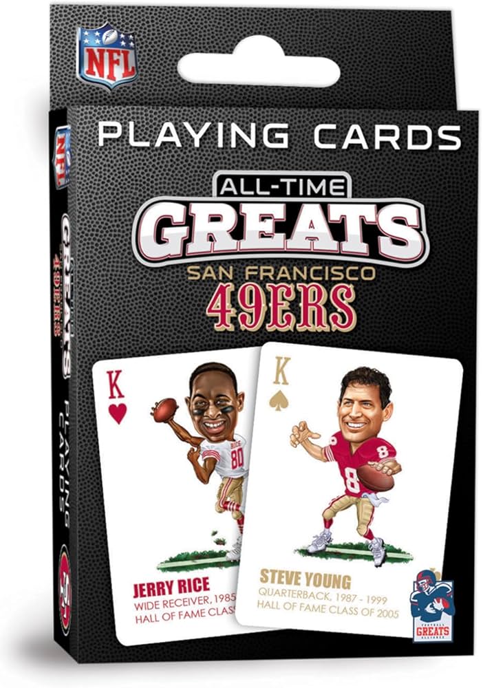 San Francisco 49ers All-Time Greats Playing Cards