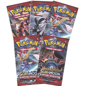 Pokemon Sun and Moon Crimson Invasion Booster Pack