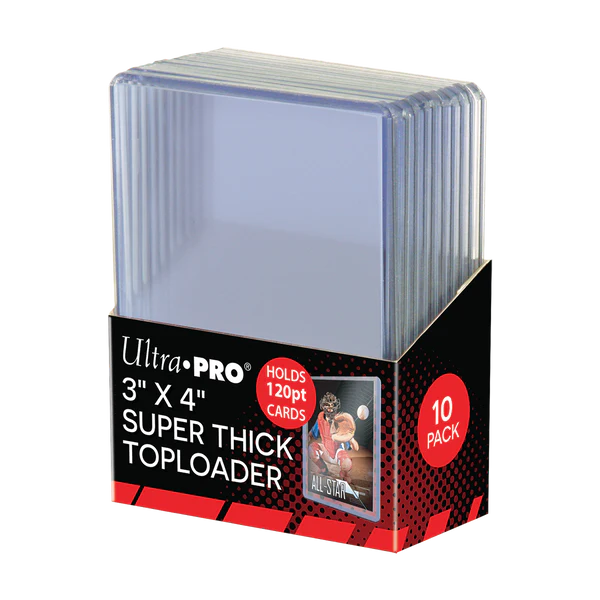 Ultra Pro Super Thick Toploaders (Holds 120pt)