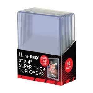 Ultra Pro Super Thick Toploaders (Holds 120pt)