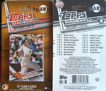 2017 Topps Baseball SF Giants Team Set