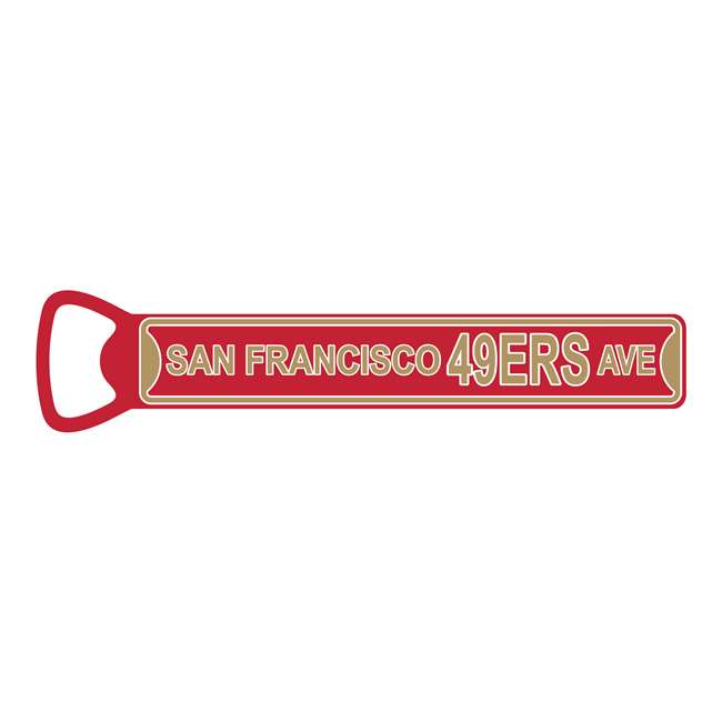 San Francisco 49ers Steel Magnet Bottle Opener