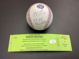 Heliot Ramos "24 NL All-Star" San Francisco Giants Autographed All Star Baseball