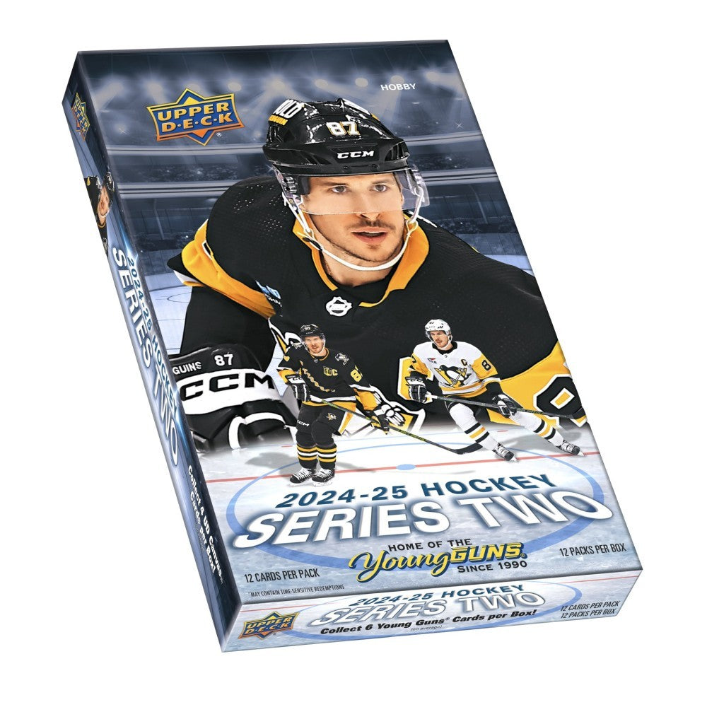 Upper Deck 2024-25 Series Two Hockey Hobby Box (12 Packs)