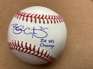 Brandon Crawford San Francisco Giants "2x WS Champ" Autographed Baseball