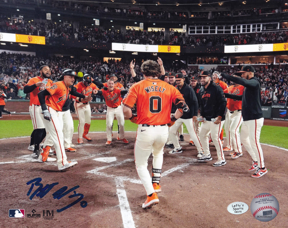 Brett Wisely San Francisco Giants Autographed 8x10 Photos