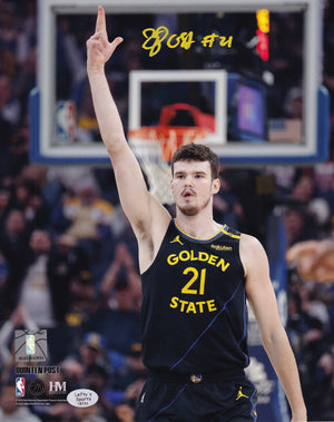 Quinten Post Golden State Warriors Autographed 8x10 Photos