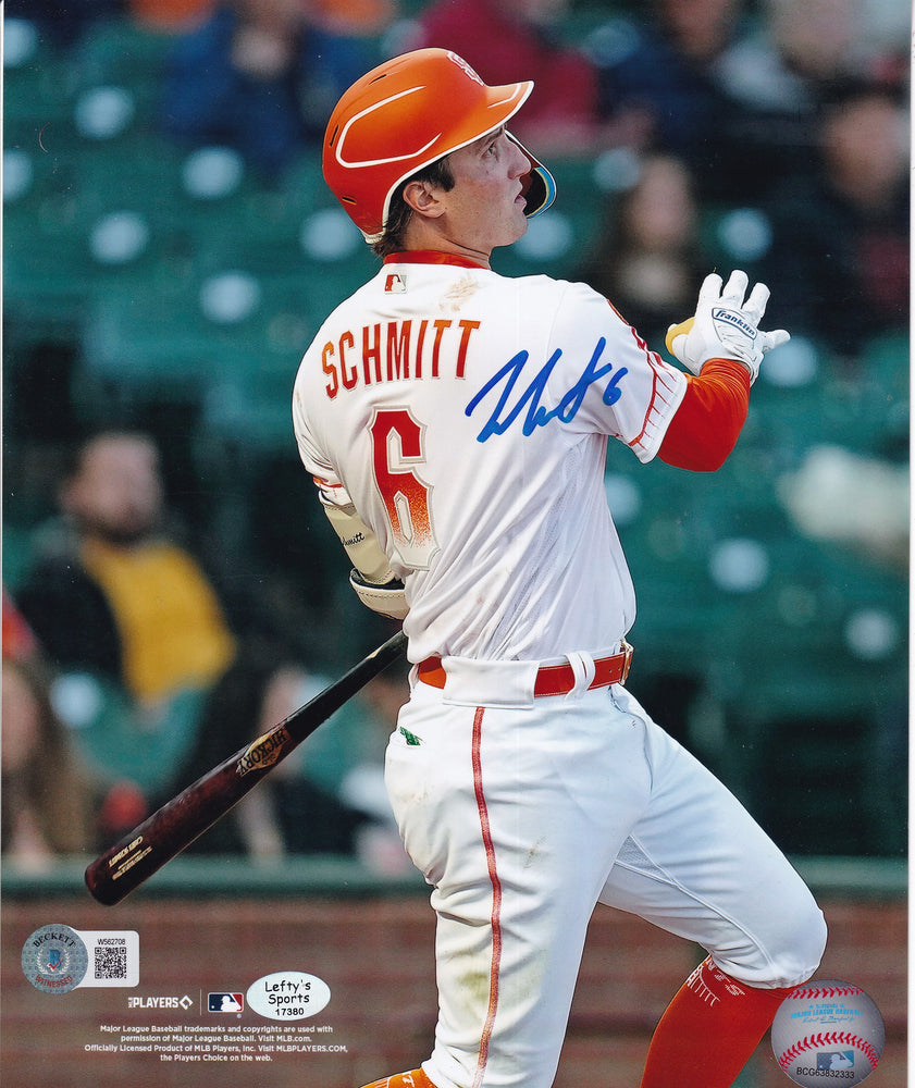 Casey Schmitt San Francisco Giants Autographed 8x10 Photos
