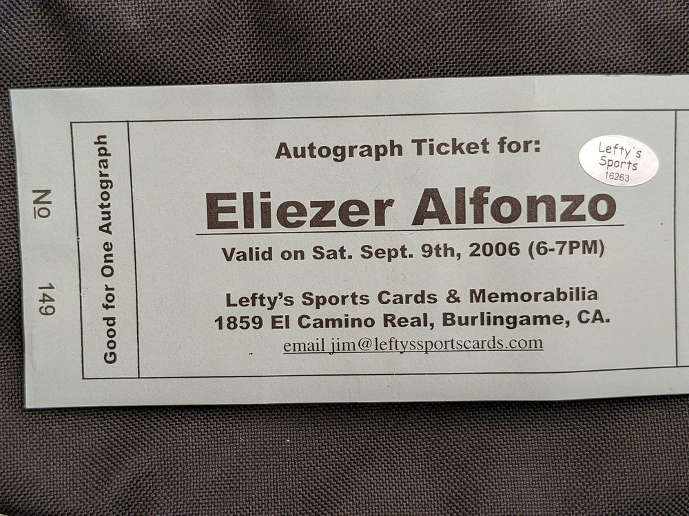 
                
                    Load image into Gallery viewer, Elfizer Alfonso San Francisco Giants Autographed Baseball
                
            