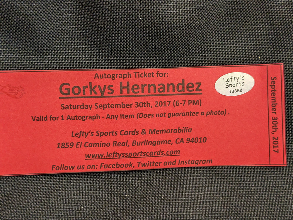 
                
                    Load image into Gallery viewer, Gorky Hernandez San Francisco Giants Autographed Baseball
                
            