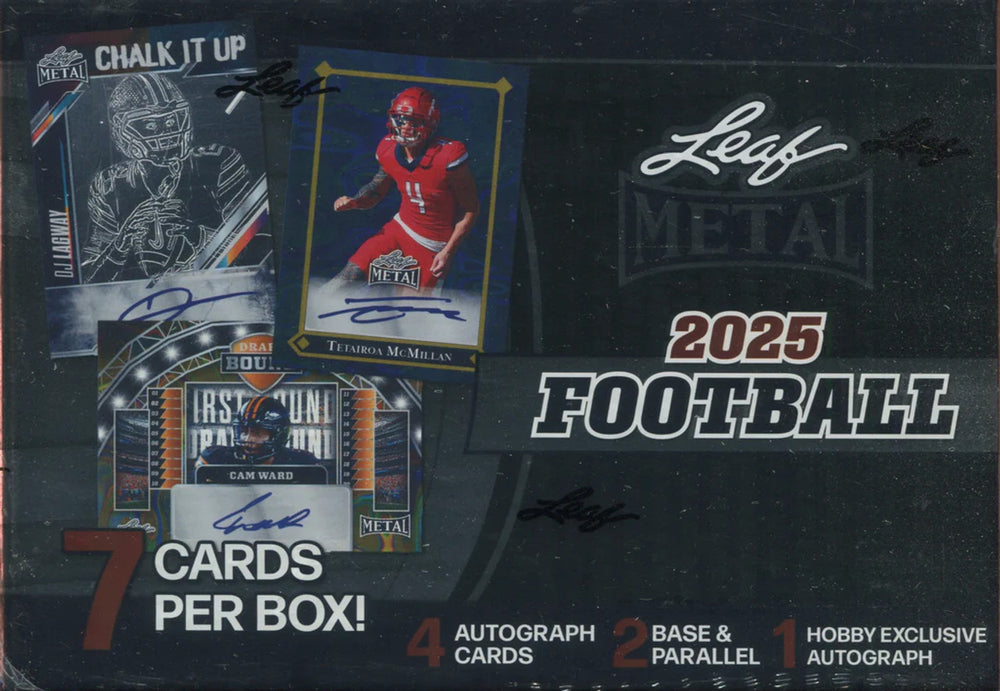 2025 Leaf Metal Football Hobby Box