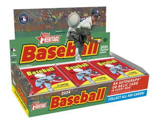 2024 Topps Heritage Baseball Hobby Pack