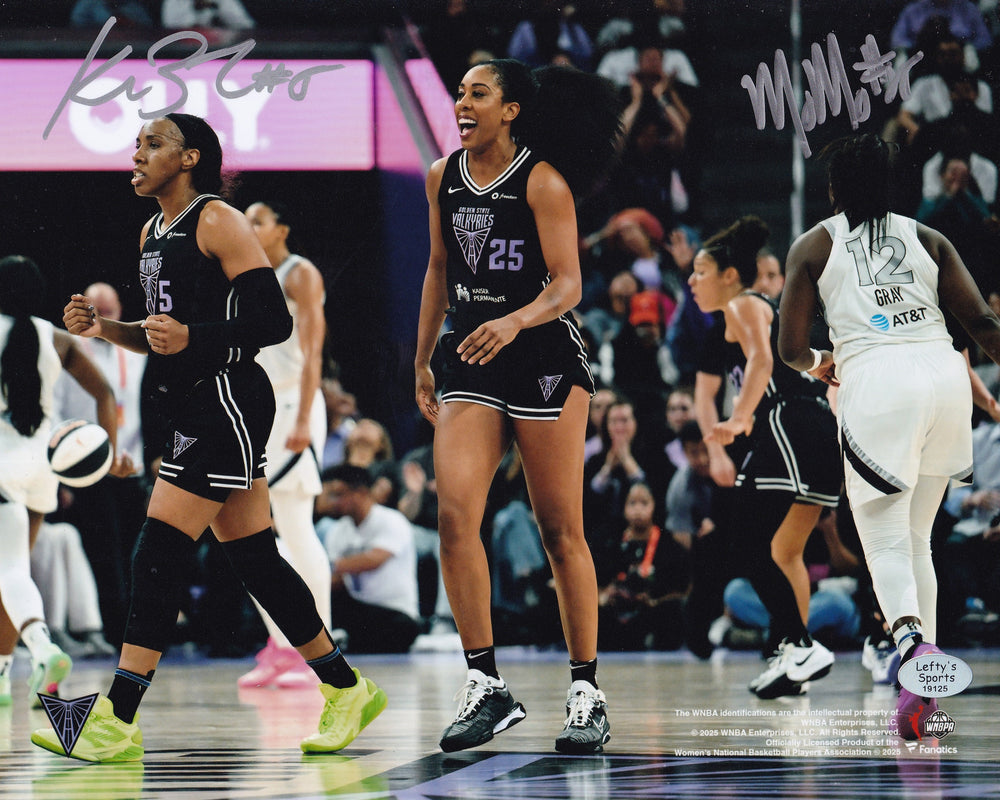 Kayla Thornton & Monique Billings Golden State Valkyries Autographed 8x10 Photo