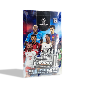 2023-24 Topps Stadium Club Chrome UEFA Champions League Hobby Box