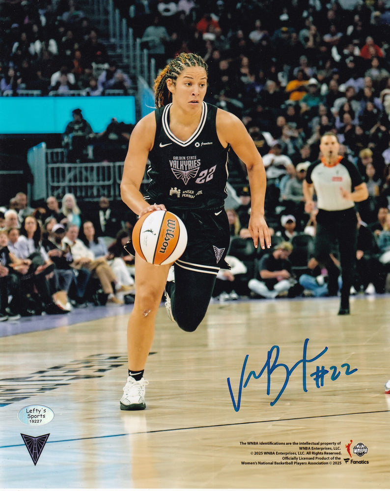 Veronica Burton Golden State Valkyries Autographed 8x10 Photos
