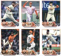 San Francisco Giants 2023 Topps Team Set (17 Cards)