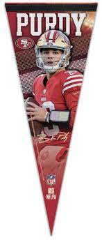 San Francisco 49ers Brock Purdy Pennant