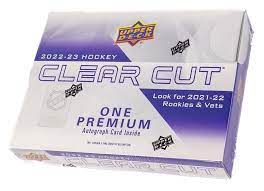 2022/23 Upper Deck Clear Cut Hockey Hobby Box