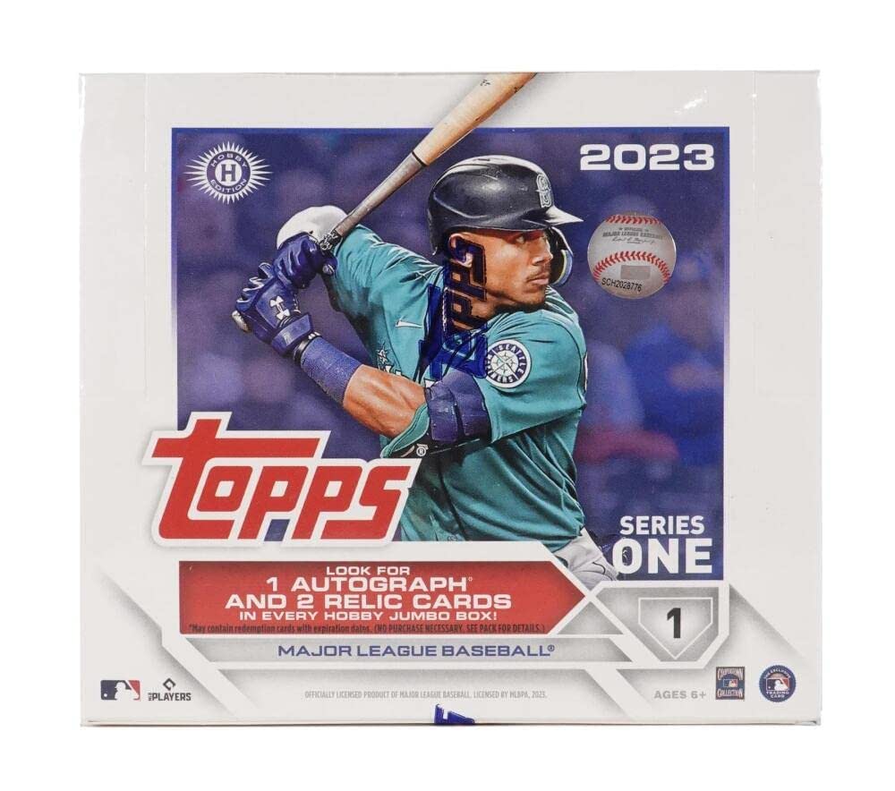 Topps 2023 Series 1 Jumbo Hobby Box (10 Packs)