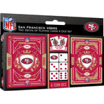 San Francisco 49ers Cards and Dice Set