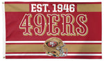 San Francisco 49ers Deluxe Flag Est. 1946