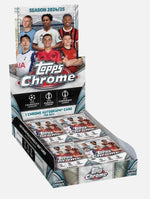 2024-25 Topps Chrome UEFA Club Competitions Hobby Box