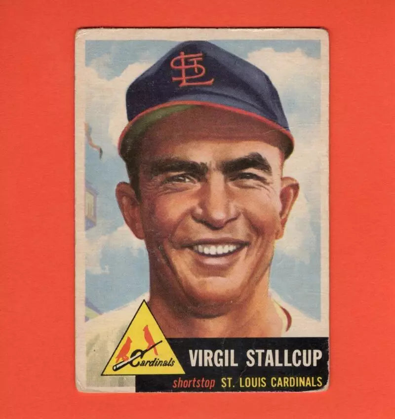 1953 Topps #180 Virgil Stallcup F Fair St. Louis Cardinals