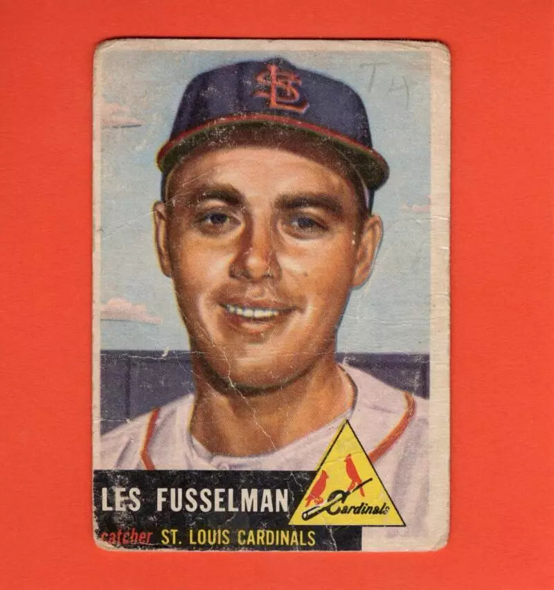 1953 Topps #218 Les Fusselman P Poor St. Louis Cardinals
