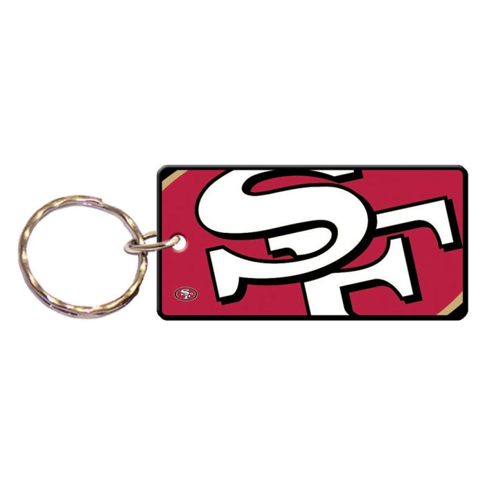San Francisco 49ers Mega Logo Keychain