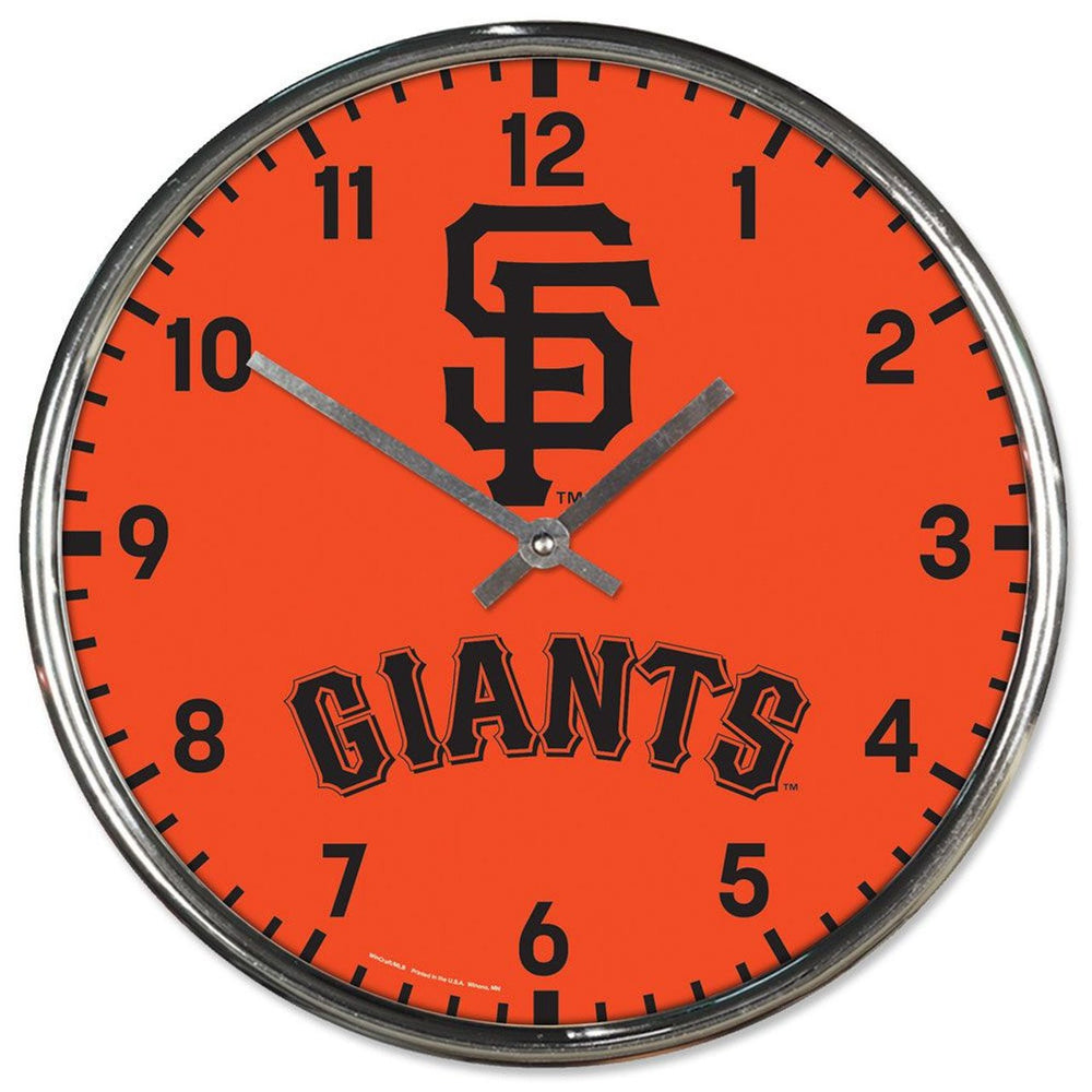 San Francisco Giants Chrome Wall Clock