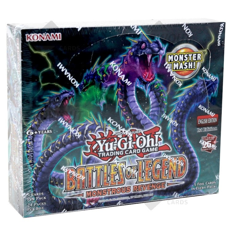 YuGiOh Battles Of Legend Monstrous Revenge Booster Box