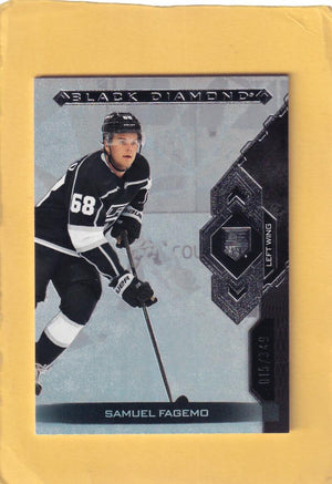 2022-23 Upper Deck Black Diamond #BDB-SF Samuel Fagemo NM-MT+ RC Rookie 15/349 Los Angeles Kings Image 1