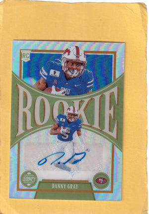 2022 Panini Legacy Premium Penmanship Silver #170 Danny Gray Rookie NM-MT+ Auto San Francisco 49ers Image 1