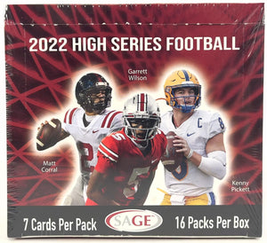 Sage 2022 High Series Football Box (16 Packs)