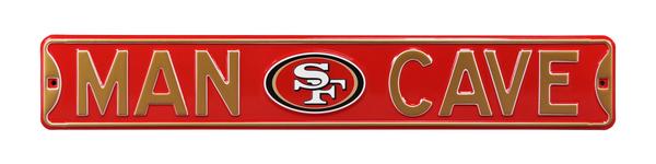 San Francisco 49ers Man Cave Metal Sign