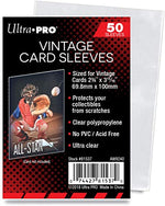 Ultra Pro Clear Vintage Card Sleeves (50 Sleeves)