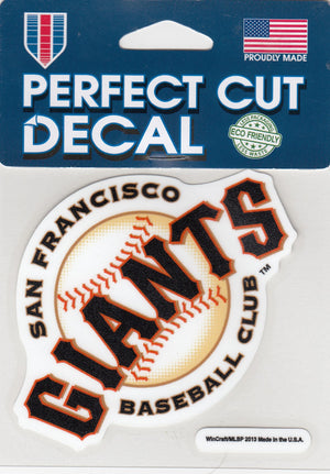 San Francisco Giants Perfect Cut Decal